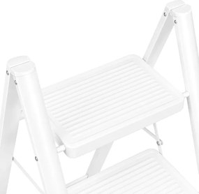 Skladacie schodíky EASYSTEP 3-stupňové biele