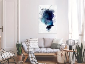 Artgeist Obraz - Blue Memory (1 Part) Vertical Veľkosť: 40x60, Verzia: Na talianskom plátne