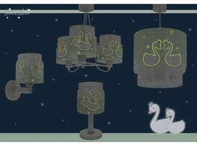 Dalber 61712H - Detský luster SWEET LOVE 1xE27/60W/230V zelená