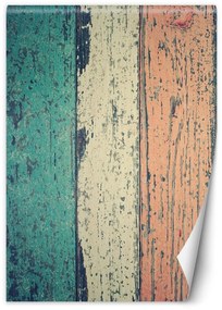Fototapeta, Pastelové dřevo Vintage - 150x210 cm