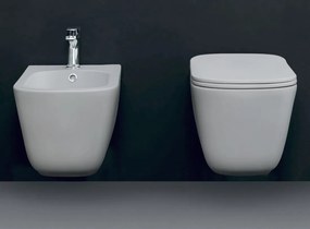 Kerasan Kerasan, TRIBECA závesná WC misa, Rimless, 35x54cm, biela, 511401