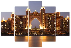 Obraz stavby v Dubaji (150x105 cm)