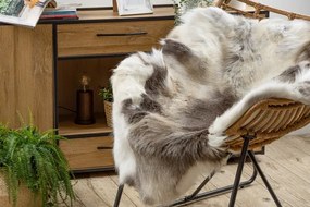 Koberec RENIFER POK017 sivý / biely