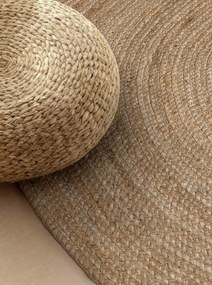 Hanse Home, Kusový koberec Jute Braided 106006 Grey Brown ovál, 160x230 ovál, hnedá, chodba / predsieň