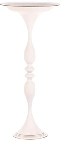BONTEC Misa kovová - na stojane, 83 cm, aranžovacia, farba biela Farba: Biela