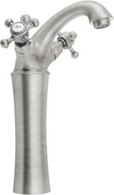 Stojančeková umývadlová batéria v matne striebornej farbe Antea – Sapho