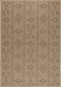 Ayyildiz, Koberec behúň Dhaka 8711 Black, 80x250, hnedá, chodba / predsieň