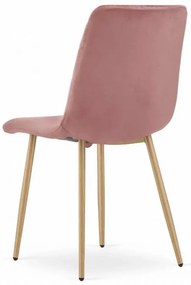 Set 2 kresiel TURIN - ružový zamat