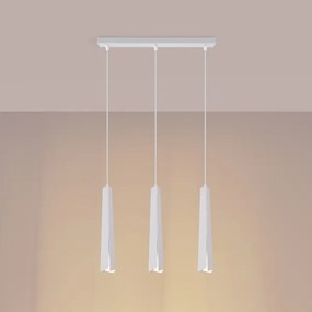 Sollux SL.1399 - Luster na lanku PRYSM 3xG9/8W/230V biela