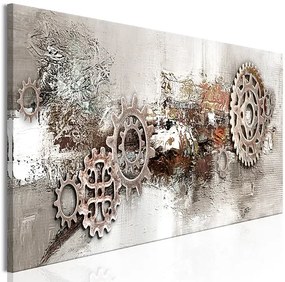 Artgeist Obraz - Steel Cranks (1 Part) Narrow Veľkosť: 135x45, Verzia: Premium Print