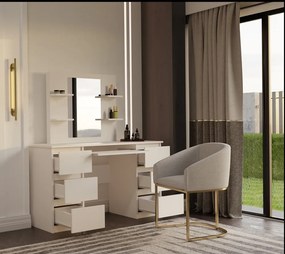 Toaletní stolek Marina Kuba 130 cm kašmír