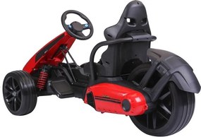LEAN CARS Elektrická motokára CH9939 s EVA kolesami a klaksónom červená