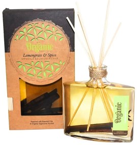 Organický difuzér Lemongrass & Spice 150 ml s tyčinkami