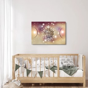 Obraz - Mandala s elementmi (90x60 cm)