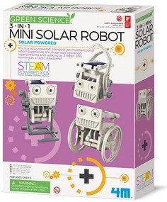 Mini solárny robot 3v1