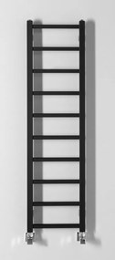 Sapho Sapho, METRO LIGHT vykurovacie teleso 300x1140 mm, čierna matná, IR444TB