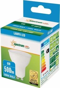 Žiarovka GU10 - LED - 6W - 500lm - 6000K