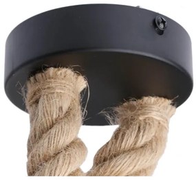 Luster na lanku ROPE 2xE27/12W/230V