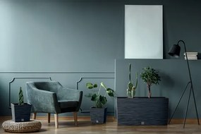 Plastový kvetináč DFS240 24 cm - biela