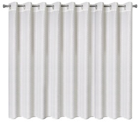 ZÁCLONA NA KRÚŽKOCH SIBEL 300X160 CM BIELA