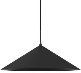 Závesné svietidlo Capital, 1x čierne kovové tienidlo, (fi 60cm), b