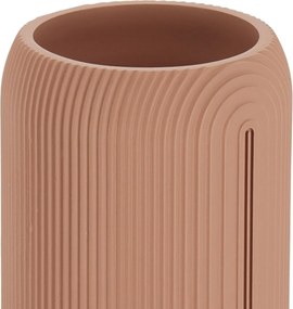 Sada kúpeľňových doplnkov Elya, púdrová/s čiernymi prvkami