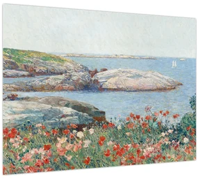 Obraz - Childe Hassam, Poppies, Isles of Shoals, reprodukcia (70x50 cm)