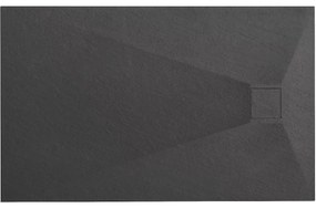 Rea Magnum Black, SMC sprchová vanička 100x80x2,5 cm, čierna, REA-K3330