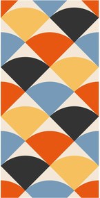 Tapeta - Farebná geometrická abstrakcia III.