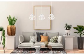 Luster na lanku CEED 3xE27/60W/230V biela