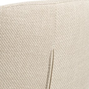 CLARA Béžová (látka Monza 24)/čierne nohy – MODERNÁ ČALÚNENÁ  KRESLOVÁ STOLIČKA DO OBÝVAČKY/JEDÁLNE/KANCELÁRIE LOFT