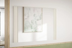 Zrkadlo na stenu Lima 100x70 cm, béžový kašmír