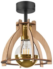 Prisadený luster LANDO 1xE27/15W/230V dub