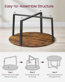 Konferenčný stolík VASAGLE LCT88X