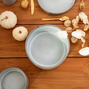 Miska SANOS rebrovaná / sivá 707261