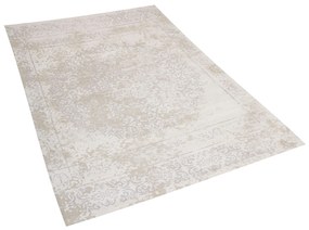 Bavlnený koberec 140 x 200 cm béžový BEYKOZ Beliani