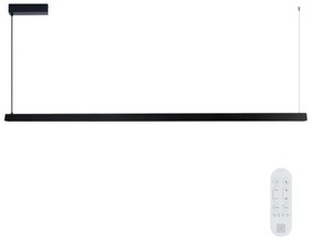 Immax NEO 07308L-LED stmievateľný luster na lankách MADEIRA 44W/230V Wi-Fi Tuya 202 cm čierny