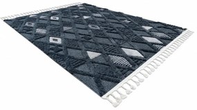 Kusový koberec Bonn tmavo modrý 240x330cm
