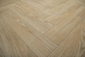 PVC podlaha Hightex Leyton 609M rybia kosť, béžová hnedá