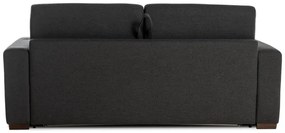 Rozkladacia pohovka na každodenné spanie ONE, 140, tm. šedá (jazz - 22 graphite)