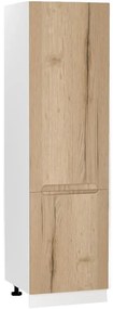 Kuchynská skrinka Zoya D60sł 2133 Pl 2fr Dub Halifax/Biely