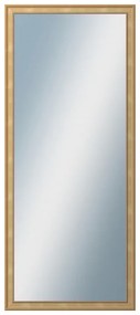 DANTIK - Zrkadlo v rámu, rozmer s rámom 60x140 cm z lišty TOOTH malá zlatá (3161)