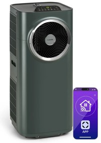 Kraftwerk Smart 12K, mobilná klimatizácia, 12 000 BTU, ovládanie cez aplikáciu, antracitová