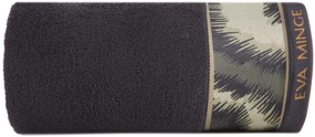 BAVLNENÝ UTERÁK EVA MINGE24 30X50 CM ČIERNA