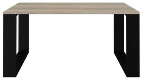 Konferenčný stolík Modern Sonoma/Čierna