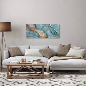 Obraz - Tyrkysový mramor (120x50 cm)