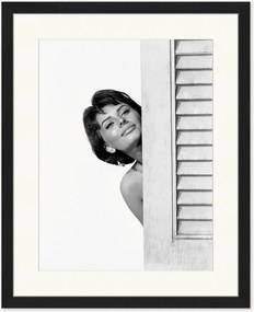 Ručne vyrobená zarámovaná fotografia Sophia Loren
