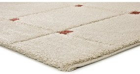 Koberec v tehlovej a krémovej farbe 160x230 cm Brenda – Universal