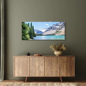 Obraz Alpského jazera (120x50 cm)