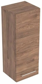 Kúpeľňová skrinka nízka Geberit Selnova 33x29,7x85 cm v prevedení orech hickory 501.278.00.1